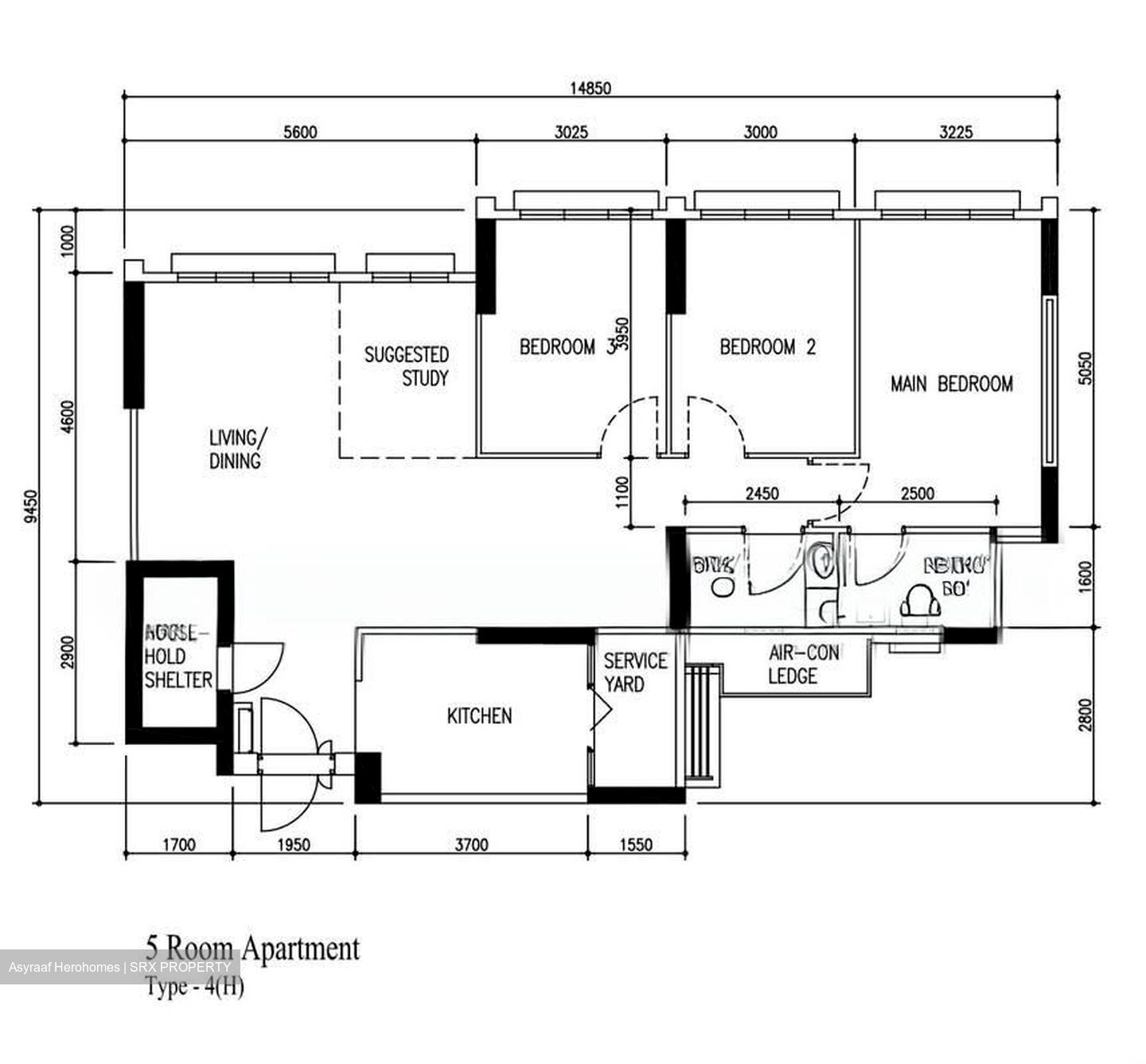 Blk 511A Oleander Breeze @ Yishun (Yishun), HDB 5 Rooms #581291801